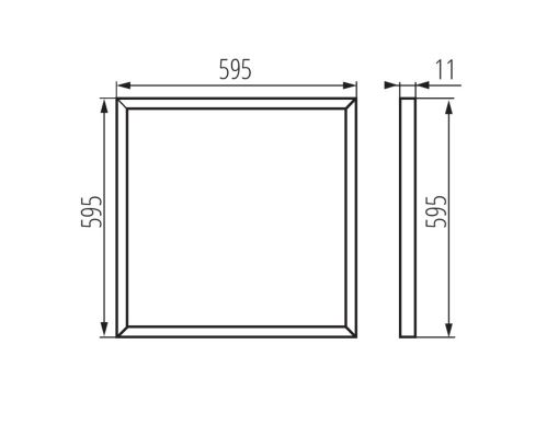 Wymiary montażowe 28000 Kanlux