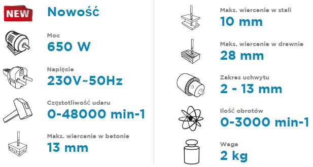 Wiertarka udarowa 58G736