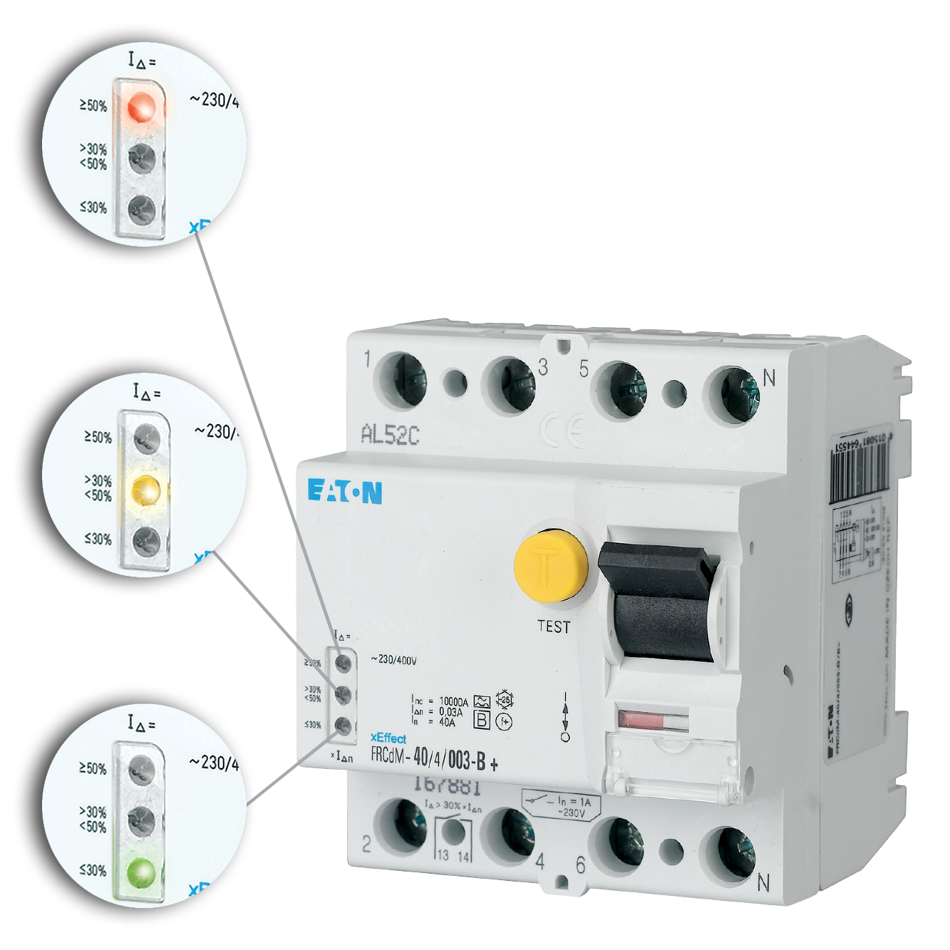 wyłącznik różnicowoprądowy serii FRCdM typu B