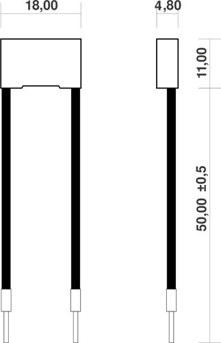 TREND Kondensator do świetlówek energooszczędnych i LED czarny KL KARLIK