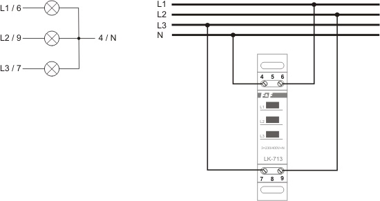 ampka sygnalizacyjna kontrolna rysunek