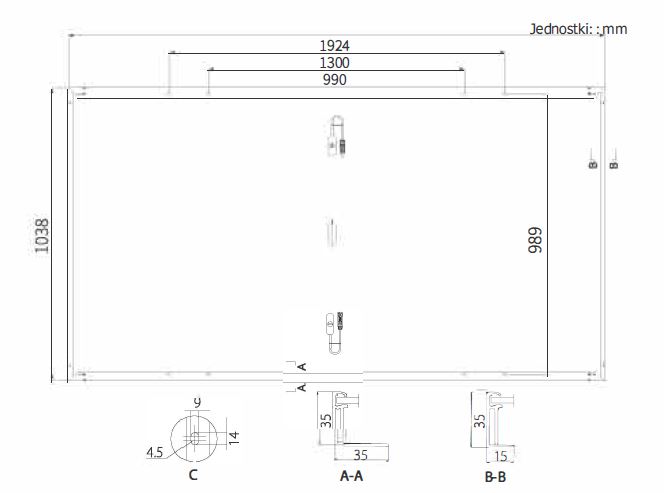 Panel fotowoltaiczny 415Wp LR4-66HPH-415BF/LON rysunek
